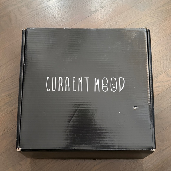 Dolls kill Current Mood spiral black white combat boots size 8 - Picture 5 of 7